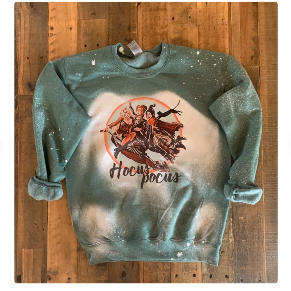 Bleachwashed Hocus Pocus Sweatshirt